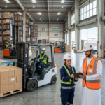 Warehouse & Light Industrial Jobs in the UAE logistics workforce showing Warehouse & Light Industrial Jobs in action within the Emirates’ fast-growing supply chain sector