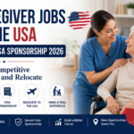 Caregiver Jobs in the USA with Visa Sponsorship 2026: Earn Competitive Salaries and Relocate featuring in-demand caregiving roles, employer-sponsored visa opportunities, attractive salary packages, and pathways for international workers to build careers in the United States.