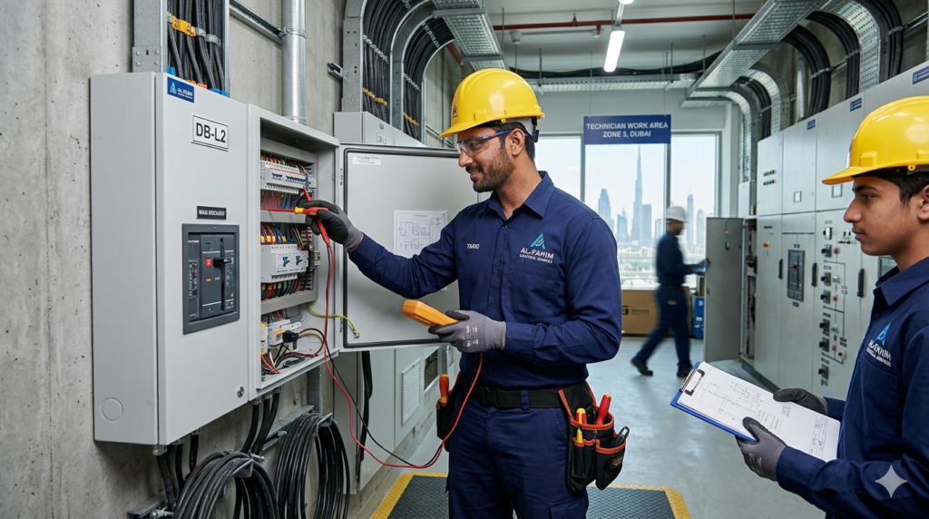 Electrician Jobs in UAE 2026: Dubai & Abu Dhabi Hiring Now showcasing in-demand electrician positions, competitive salaries, visa sponsorship opportunities, and active recruitment by employers across Dubai and Abu Dhabi.